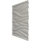 Ekena Millwork 19 5/8in. W x 19 5/8in. H Ripple EnduraWall Decorative 3D Wall Panel Covers 2.67 Sq. Ft. WP20X20RPGBW - alternate 5
